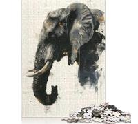 Adult Jigsaw Puzzles 1000 Pieces Elephant Grace Paper Puzzles for Adults Sustainable Puzzle Games 1000pcs (38x26cm)