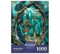 Adult Jigsaw Puzzles 1000 Pieces Enchanted Crystal Cavern Adult Jigsaw Puzzle Family Games Presents for Women Gifts for Friends And Family 52x38cm/1000pcs