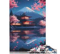 Adult Jigsaw Puzzles 1000 Pieces Epic Scenic Reflection Wooden Puzzle Adult Jigsaw Puzzle Jigsaw Puzzles for Adults Teenagers 1000pcs (75x50cm)