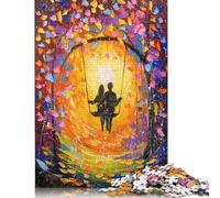 Adult Jigsaw Puzzles 1000 Pieces Eternal Love Paper Puzzles for Adults & Teenager for Adults& Teens Age 12 Years Up 38x26cm/1000pcs