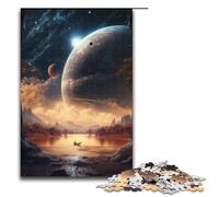 Adult Jigsaw Puzzles 1000 Pieces Exoplanet Hyperion Terra Home Decoration Puzzle Toys Deal As Gifts for The Whole Family 75x50cm