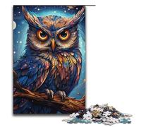 Adult Jigsaw Puzzles 1000 Pieces Fantasy Art Owl Home Decoration Puzzle Toys Deal As Gifts for The Whole Family 1000 PCS(38x26cm)