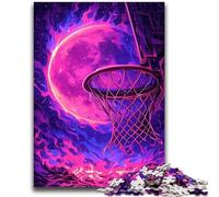 Adult Jigsaw Puzzles 1000 Pieces Fantasy Basketball 1000 Pieces for Teenagers,Birthday Present, Gifts, Wall Art for Age 14 Years Up (26x38cm)