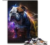 Adult Jigsaw Puzzles 1000 Pieces Fantasy Bulldog Made of Wood, for Teenagers Age Group 14+, Home Decor 50x75cm Erfect for Home Decor, Birthdays, Holidays, And Gifts