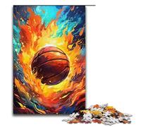 Adult Jigsaw Puzzles 1000 Pieces Fantasy Color Basketball Home Decoration Puzzle Toys Deal As Gifts for The Whole Family 1000 PCS(38x26cm)