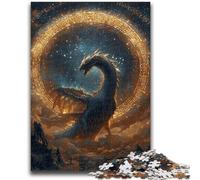 Adult Jigsaw Puzzles 1000 Pieces Fantasy Dragon Wizard Teenager Puzzles,Stress Reliever Difficult Challenge Unique Home Decor And Gifts (38x26cm)
