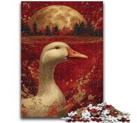 Adult Jigsaw Puzzles 1000 Pieces Fantasy Duck Adult Puzzles,Decompressing Intellectual Educational Toy Birthday Gift (38x26cm)