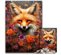 Adult Jigsaw Puzzles 1000 Pieces Fantasy Fox Jigsaw Puzzles for Adults High-Difficulty Brain Teaser for Teenagers 50x75CM/19.68x29.52inch