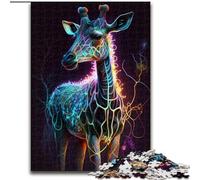 Adult Jigsaw Puzzles 1000 Pieces Fantasy Giraffe cardboard Jigsaw size 38x26cm Creative Family Game & Home Decor, for Teenagers