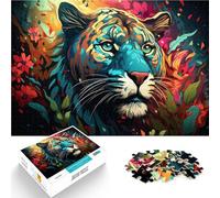 Adult Jigsaw Puzzles 1000 Pieces fantasy jungle leopard Learning Educational Toys Family Games 26x38cm Unique Home Decor and Gifts