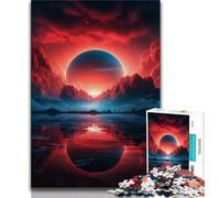 Adult Jigsaw Puzzles 1000 Pieces Fantasy Landscape,Decompressing Intellectual Educational Toy Is Ideal As Gifts for The Whole Family (75x50cm)