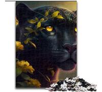 Adult Jigsaw Puzzles 1000 Pieces Fantasy Leopard Jigsaw Puzzles for Adults size 26x38cm for Home Decor, Ideal Christmas & New Year Gift for Teenagers