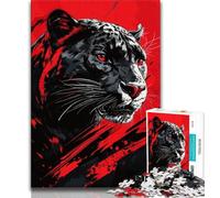 Adult Jigsaw Puzzles 1000 Pieces Fantasy Leopard Puzzles for Teenagers,Stress Reliever Staycation Kill Time Wishlist with Santa Claus 26x38cm