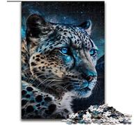 Adult Jigsaw Puzzles 1000 Pieces Fantasy Leopard Wooden Jigsaw Educational Activity for Cognitive Skills Cognitive Skill Improvement size : 50x75cm