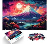 Adult Jigsaw Puzzles 1000 Pieces Fantasy Mount Fuji Asia Difficult and Challenge 26x38cm Birthday Present Gifts Wall Art