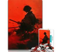 Adult Jigsaw Puzzles 1000 Pieces Fantasy Ninja Warrior,Decompressing Intellectual Educational Toy Is Ideal As Gifts for The Whole Family (75x50cm)