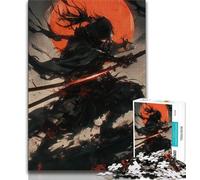 Adult Jigsaw Puzzles 1000 Pieces Fantasy Ninja Warrior,Decompressing Intellectual Educational Toy Is Ideal As Gifts for The Whole Family (38x26cm)