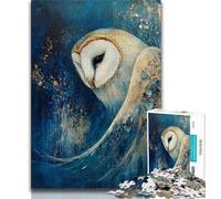 Adult Jigsaw Puzzles 1000 Pieces Fantasy Owl 1000 Pieces for Adults,Educational Stress Relief Toy Gifts for Friends And Family (size 38x26cm)