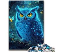 Adult Jigsaw Puzzles 1000 Pieces Fantasy Owl Puzzles,Challenging Family Activity Games DIY Toy for Home Wall Decor Gifts (26x38cm)