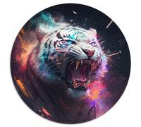 Adult Jigsaw Puzzles 1000 Pieces Fantasy Tiger Jigsaw Puzzles for Adults Interactive Family Game,DIY Home Decor,Challenging Brain Teaser Gift (Size 67.5x67.5cm)