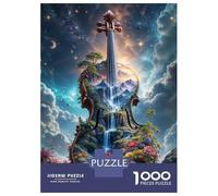 Adult Jigsaw Puzzles 1000 Pieces Fantasy Violin Nature Art Print Jigsaws for Adults Brain Teaser Game A Work of Art Educational Challenge 70x50cm/1000pcs