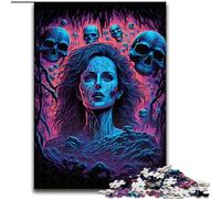 Adult Jigsaw Puzzles 1000 Pieces Fear of The Unknown Jigsaw Puzzles size 50x75cm Brain Challenge Game for Teenagers & Family Interaction