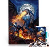 Adult Jigsaw Puzzles 1000 Pieces “Flames of Destiny” Made of cardboard,Suitable for ages 14 and up Anti-stress educational toy Difficult Hard Gifts for Women Men 。size:26x38cm/10.24x14.96inch