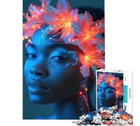 Adult Jigsaw Puzzles 1000 Pieces Floral Simplicity Impossible Game Learning Educational Toys Secret Santa Gifts For Family Fun (Size 50x75cm)