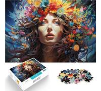 Adult Jigsaw Puzzles 1000 Pieces flower goddess Home Decoration Puzzle Toys 26x38cm is ideal as gifts for the whole family