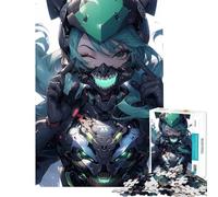 Adult Jigsaw Puzzles 1000 Pieces Future Anime Girl Impossible Game Learning Educational Toys Secret Santa Gifts For Family Fun (Size 50x75cm)