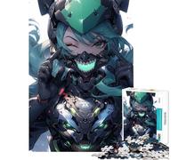 Adult Jigsaw Puzzles 1000 Pieces Future Anime Girl Impossible Game Learning Educational Toys Secret Santa Gifts For Family Fun (Size 38x52cm)