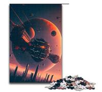 Adult Jigsaw Puzzles 1000 Pieces Future City on Alien World Home Decoration Puzzle Toys Deal As Gifts for The Whole Family 75x50cm