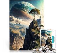 Adult Jigsaw Puzzles 1000 Pieces Galactic Eden Panorama Intellektuelles Spiel Geburtstagsgeschenk, Geschenke75x50cm
