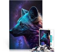 Adult Jigsaw Puzzles 1000 Pieces Galaxy African Hyena the jigsaw puzzle 26x38cm Unique Home Decor and Gifts for ages 14+