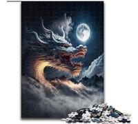 Adult Jigsaw Puzzles 1000 Pieces Galaxy Art Japanese Dragon Jigsaw Puzzles Made of cardboard,Develops Hand-Eye Coordination Skills, Perfect for Birthday Gifts 1000pcs(26x38cm)