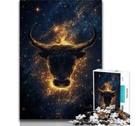 Adult Jigsaw Puzzles 1000 Pieces Galaxy Bull, Great Gift for Adults,is Ideal As Gifts for The Whole Family for And Age 14 38x26cm