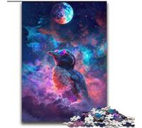 Adult Jigsaw Puzzles 1000 Pieces Galaxy Penguin,Educational Games Home Decoration Educational Game for Birthday,Chrismas 38x52cm
