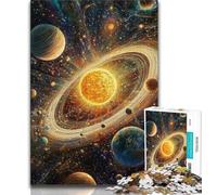 Adult Jigsaw Puzzles 1000 Pieces Galaxy Planet 1000 Pieces for Teenagers,Birthday Present, Gifts, Wall Art for Age 14 Years Up 26x38cm