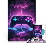 Adult Jigsaw Puzzles 1000 Pieces Gaming Controller Train your brain and hands 26x38cm Artists Collection, Fine Art for 14+