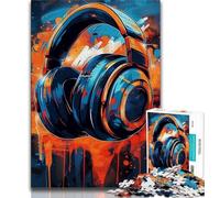 Adult Jigsaw Puzzles 1000 Pieces Gaming Headset Adult Puzzles,Challenging Game Toys Wall Decoration Unique Birthday And Xmas Gifts (size 38x26cm)