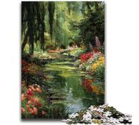 Adult Jigsaw Puzzles 1000 Pieces Garden View for And from 14 Years And over Play Toys Because It Is Ideal As A Gift for The Whole Family 26x38cm