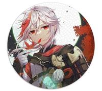 Adult Jigsaw Puzzles 1000 Pieces Genshin Impact Kaedehara Kazuha 1000 Piece Round Puzzle Interactive Family Game, Suitable for Ages 14+ 67.5x67.5cm