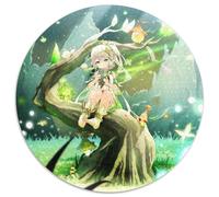 Adult Jigsaw Puzzles 1000 Pieces Genshin Impact Nahida 1000 Piece Round Jigsaw Ideal DIY Decor & Brain Teaser Gift 67.5x67.5cm
