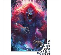 Adult Jigsaw Puzzles 1000 Pieces Giant Gorilla Super Power Paper Puzzles for Adults Sustainable Puzzle Games 1000pcs (38x26cm)
