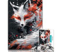 Adult Jigsaw Puzzles 1000 Pieces God of Foxes Teenager Puzzles,Quiz Game Wall Decoration Unique Birthday And Xmas Gifts (size 38x26cm)