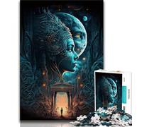 Adult Jigsaw Puzzles 1000 Pieces God of Wisdom Adult Jigsaw,Stress Reliever Difficult Challenge Unique Home Decor And Gifts 26x38cm