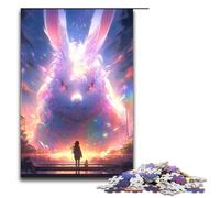 Adult Jigsaw Puzzles 1000 Pieces Gorgeous Starry Sky Zodiac Rabbit Home Decoration Puzzle Toys Deal As Gifts for The Whole Family 75x50cm