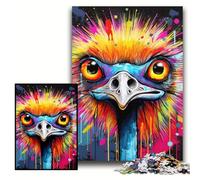 Adult Jigsaw Puzzles 1000 Pieces Graffiti Painting Pug Puzzles for Adults 50x75 cm Brain Challenge Game for Teenagers & Family Interaction