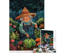 Adult Jigsaw Puzzles 1000 Pieces Grandma's Garden Harvest Brain Teaser Game Tough Challenge Educational Toy Deal As Gifts for The Whole Family (50X75CM)