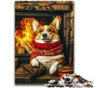 Adult Jigsaw Puzzles 1000 Pieces Happy Corgi Challenging To Complete But Fun And Humorous Unique Home Decor And Gifts 26X38CM